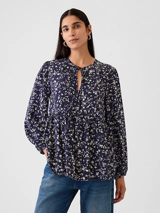 Maternity Nursing Tiered Shirt | Gap (US)