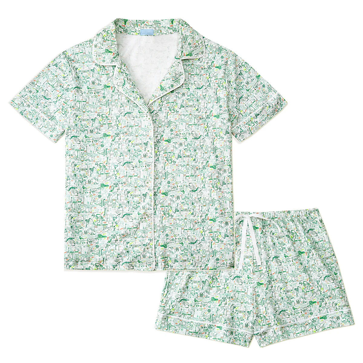 Golf Women’s Button Front Short Pajama Set | Joy Street Kids LLC
