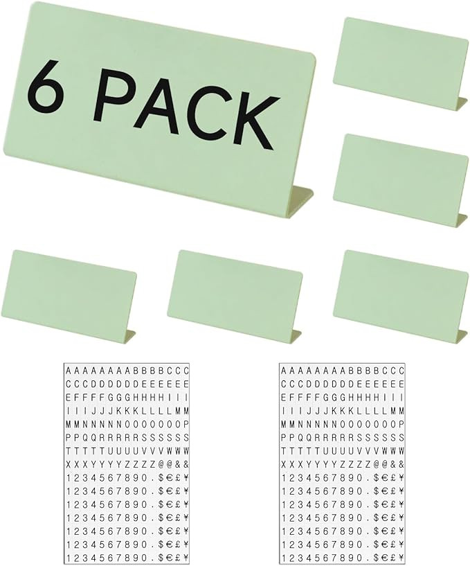 Amazon.com : Mini Magnetic Letter Signs, Chalkboard-Style Food Display Labels for Bakery, Café, ... | Amazon (US)