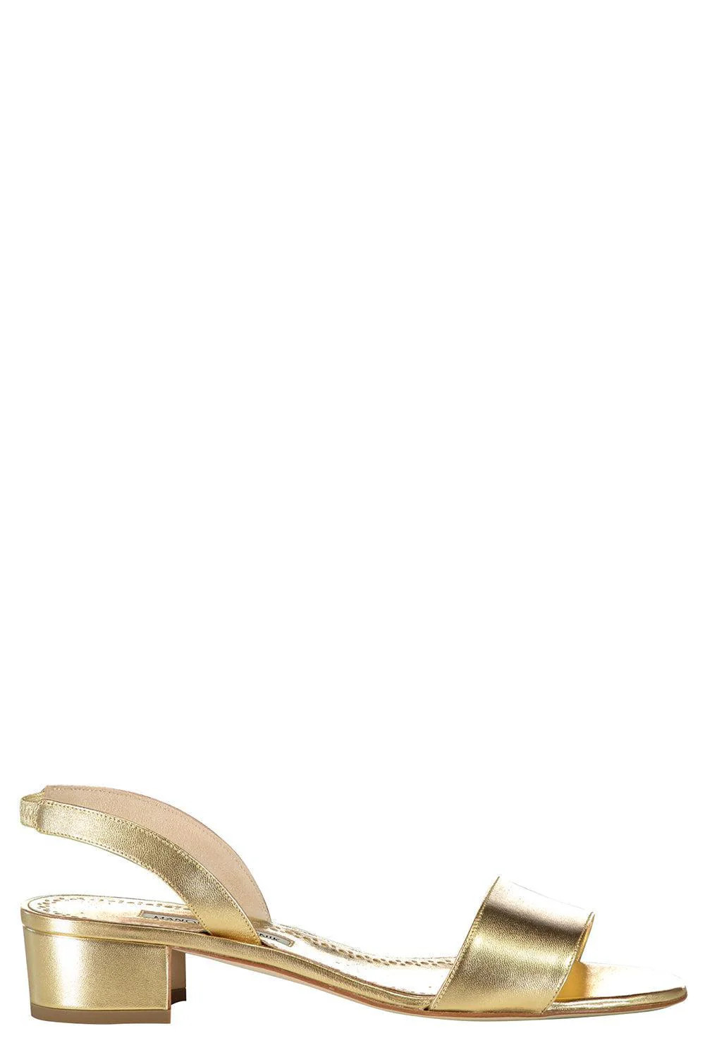 Patopia Slingback Sandal - Gold | MANOLO BLAHNIK | Marissa Collections