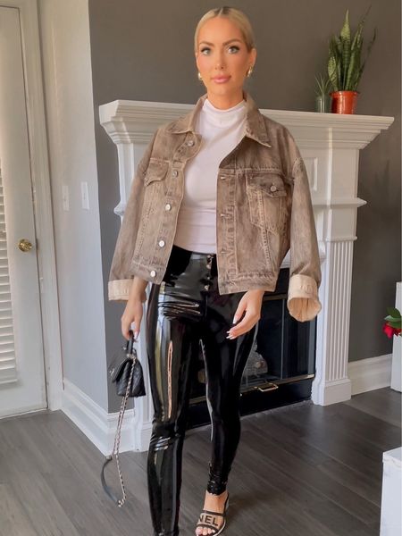 Styling Commando black patent faux leather leggings! Follow @hollyjoannew for style and beauty!! So happy you’re here babe!! Xx!

Business Casual | Workwear | Girls Night | Running Errands | Meeting the Parents | Teacher/Office Attire | Date Night Outfit Ideas

#LTKstyletip #LTKfindsunder50 #LTKfindsunder100