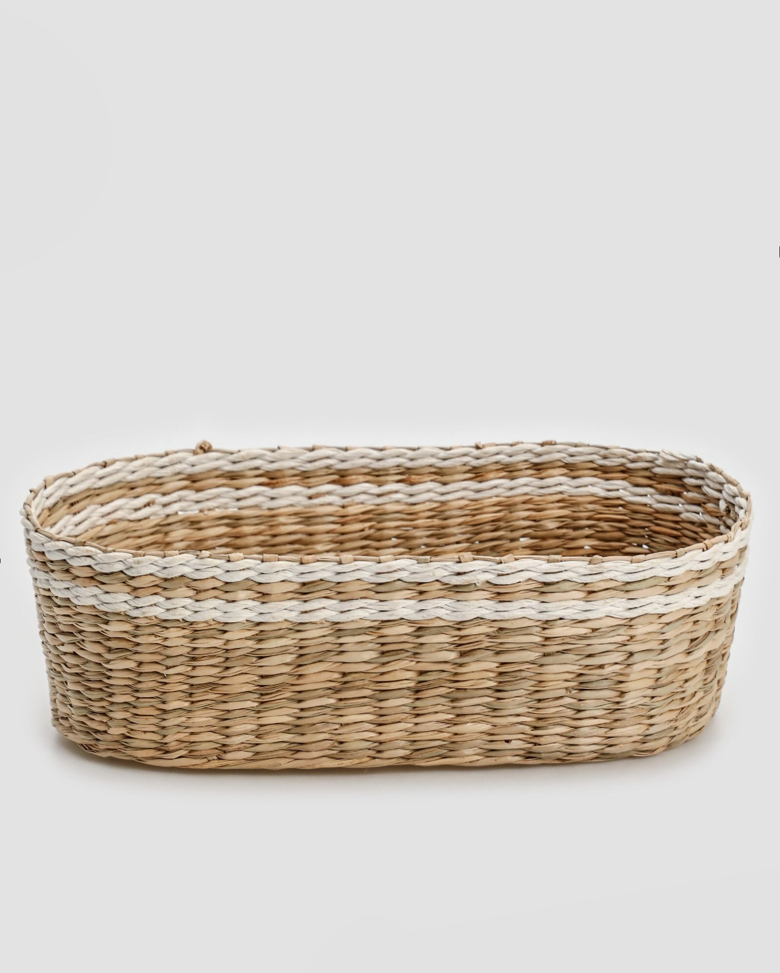 Fruteira de fibras naturais Giorgia 26x16cm bege | Casa Riachuelo | Riachuelo (BR)