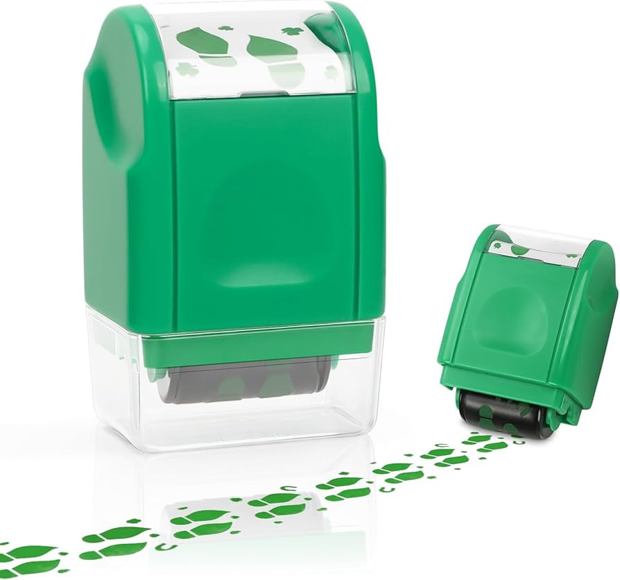 Leprechaun Footprints Stamp – Rolling Green Leprechaun Feet Stamp for St Patricks Day Decoratio... | Amazon (US)