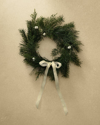 8" Pine Needle & Berry Faux Wreath | McGee & Co. (US)