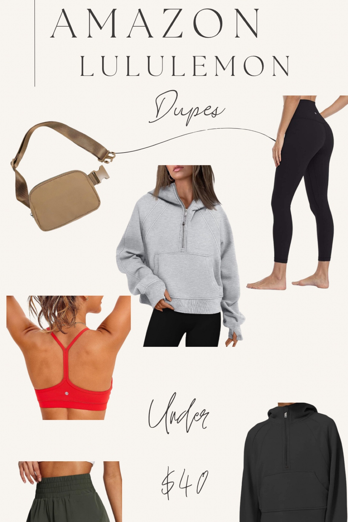 Amazon Lululemon Dupes 
UNDER $40!!

#LTKSeasonal #LTKFind