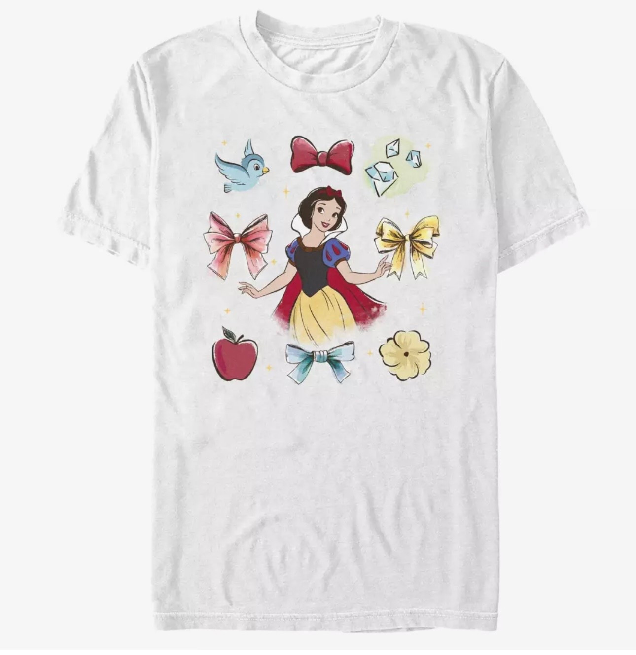 New Disney princess Snow White bow t shirt collectionn