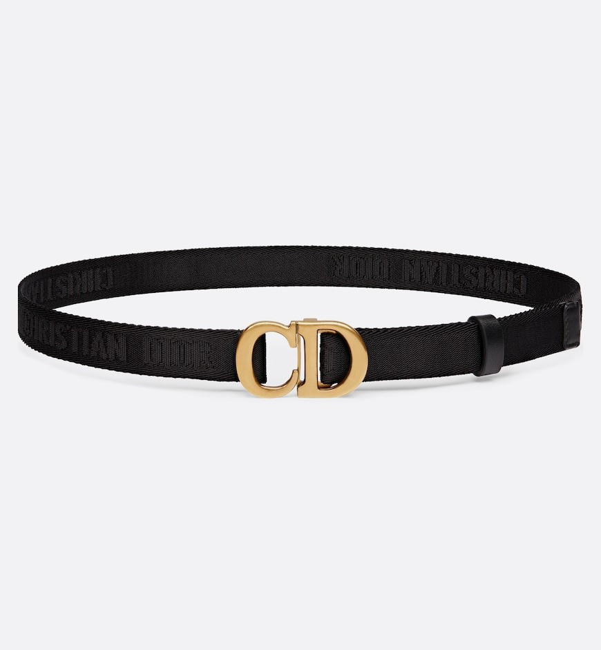 Saddle Belt Black Jacquard, 20 MM | DIOR | Dior Beauty (US)