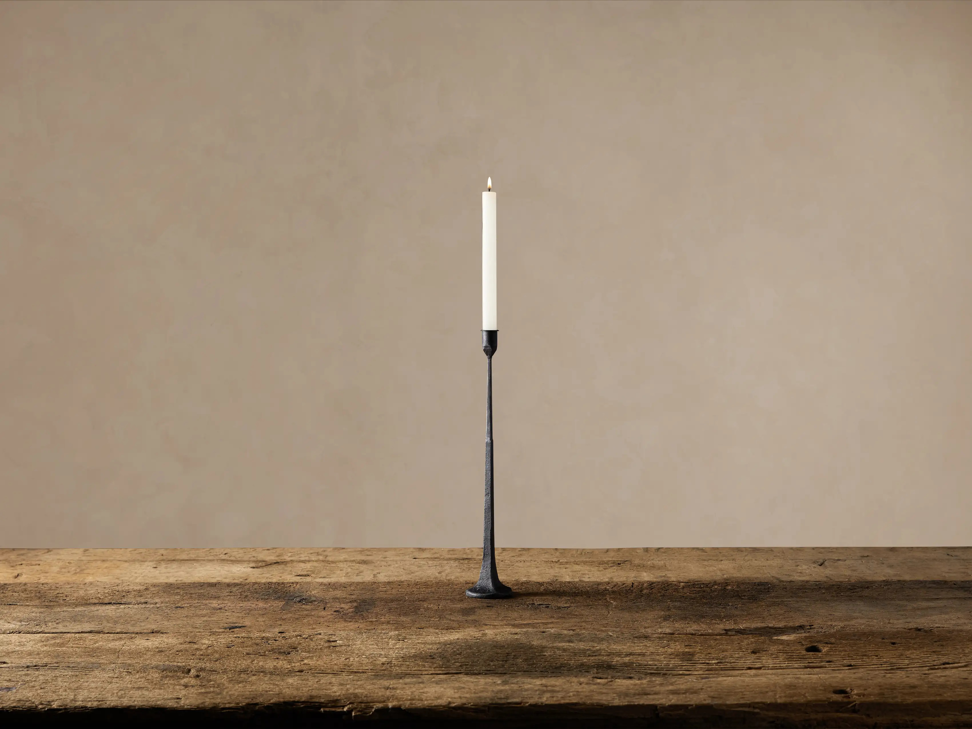 Cast Iron Taper Candle Holder | Arhaus