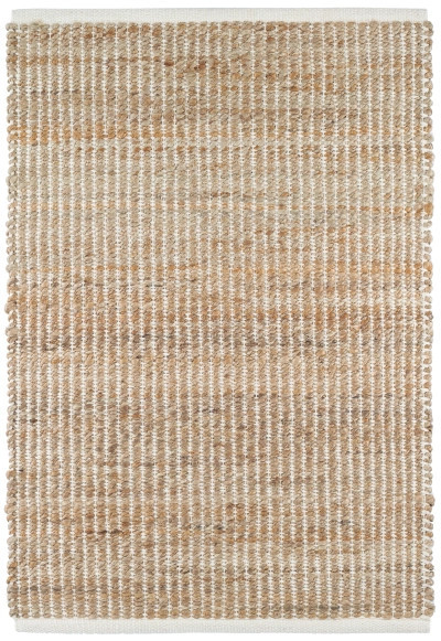 Gridwork Ivory Handwoven Jute Rug | Annie Selke
