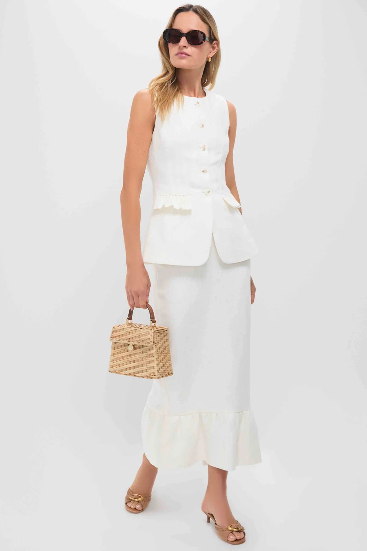 Cream Matilda Gilet | Tuckernuck (US)