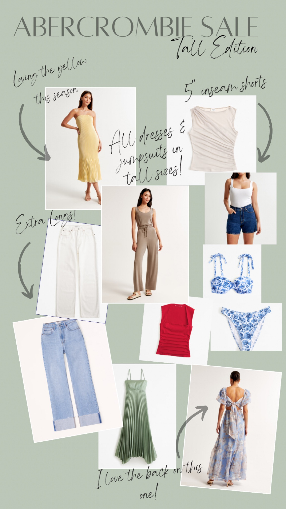 Abercrombie tall sale picks | CODE: AFLTK

#LTKsalealert #LTKSpringSale #LTKSeasonal