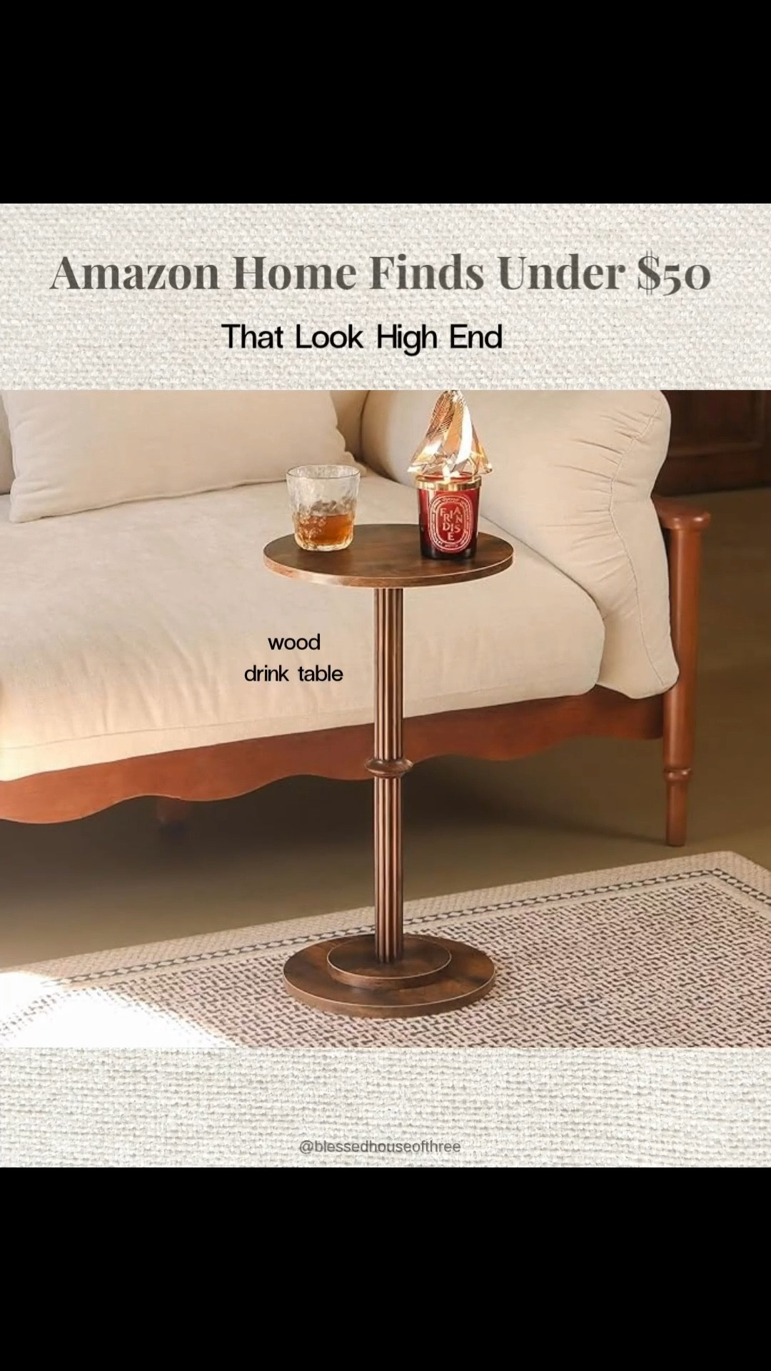 Affordable home finds that look high-end 🤍 I’ve been loving these neutral pieces lately—they elevate your space without the high price tag. From this wood drink table to the prettiest scalloped marble tray, these are some of my favorite Amazon home finds right now. Affordable Organic modern home decor. Perfect for layering into a cozy, elevated home look without overspending. Follow me on LTK for daily home decor and Amazon finds

#LTKSeasonal #LTKSaleAlert #LTKHome