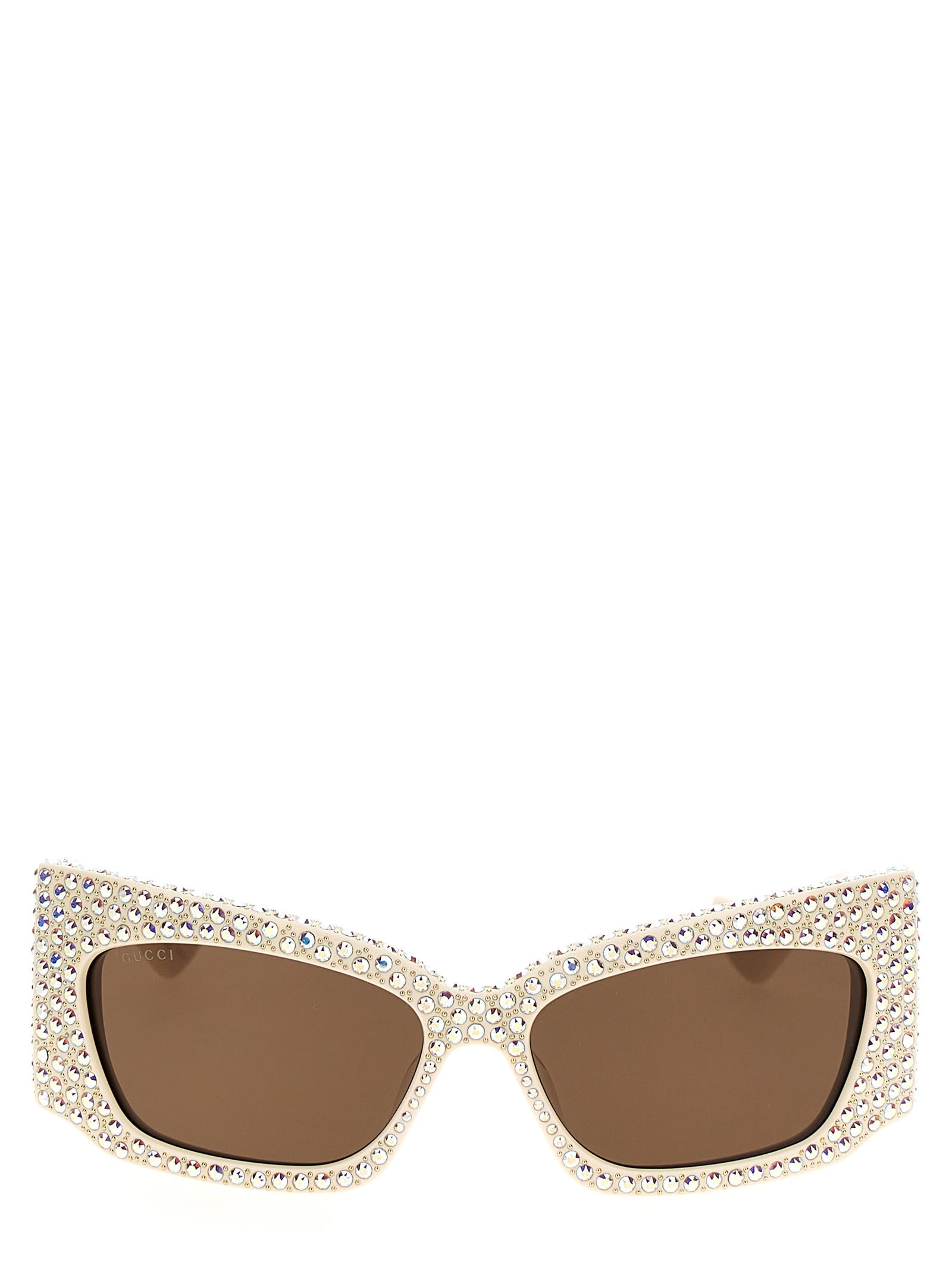 Gucci Geometric Crystal Sunglasses | Italist.com US