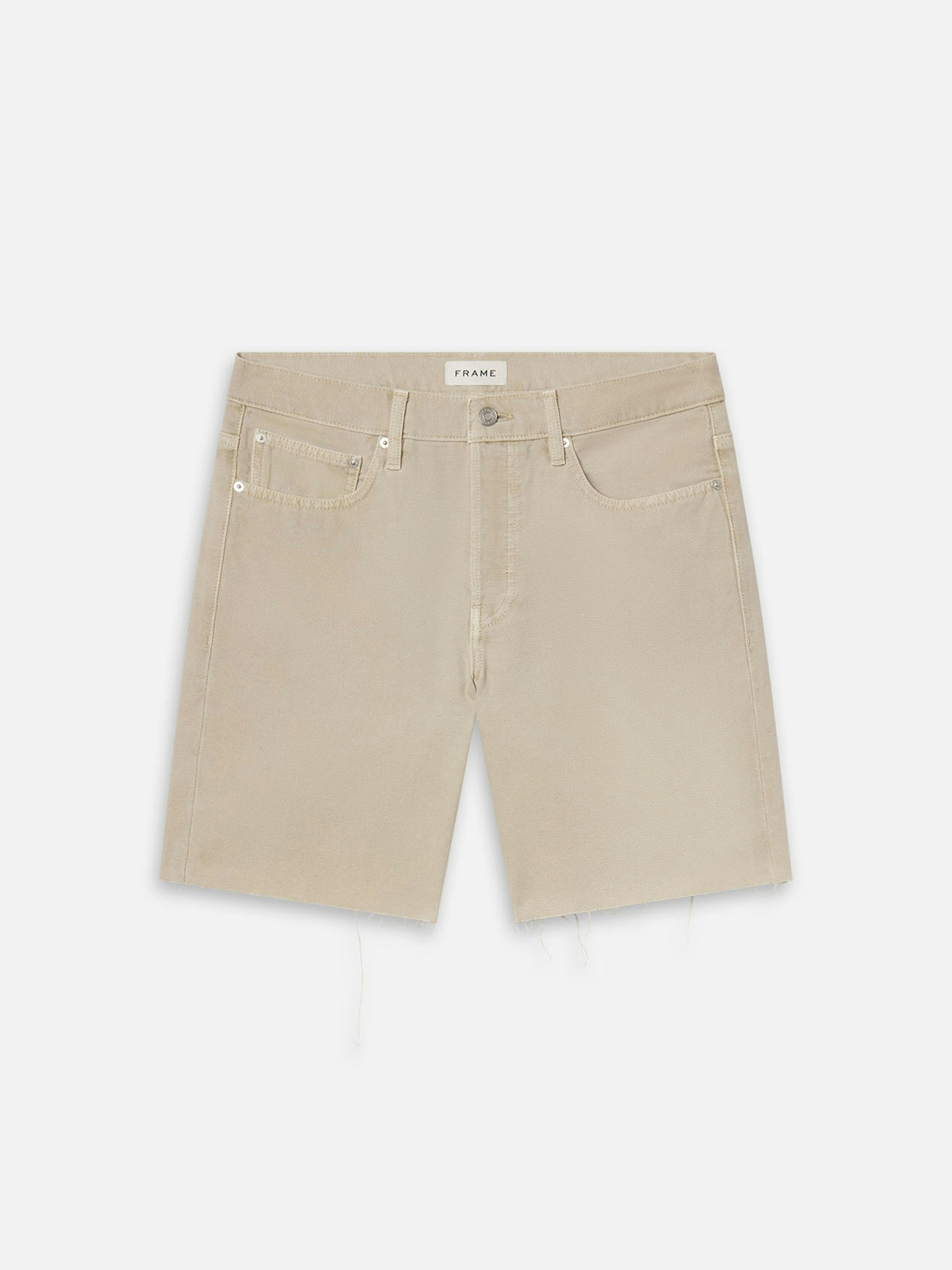 Relaxed Short Raw Hem -- Beach Sand | Frame Denim