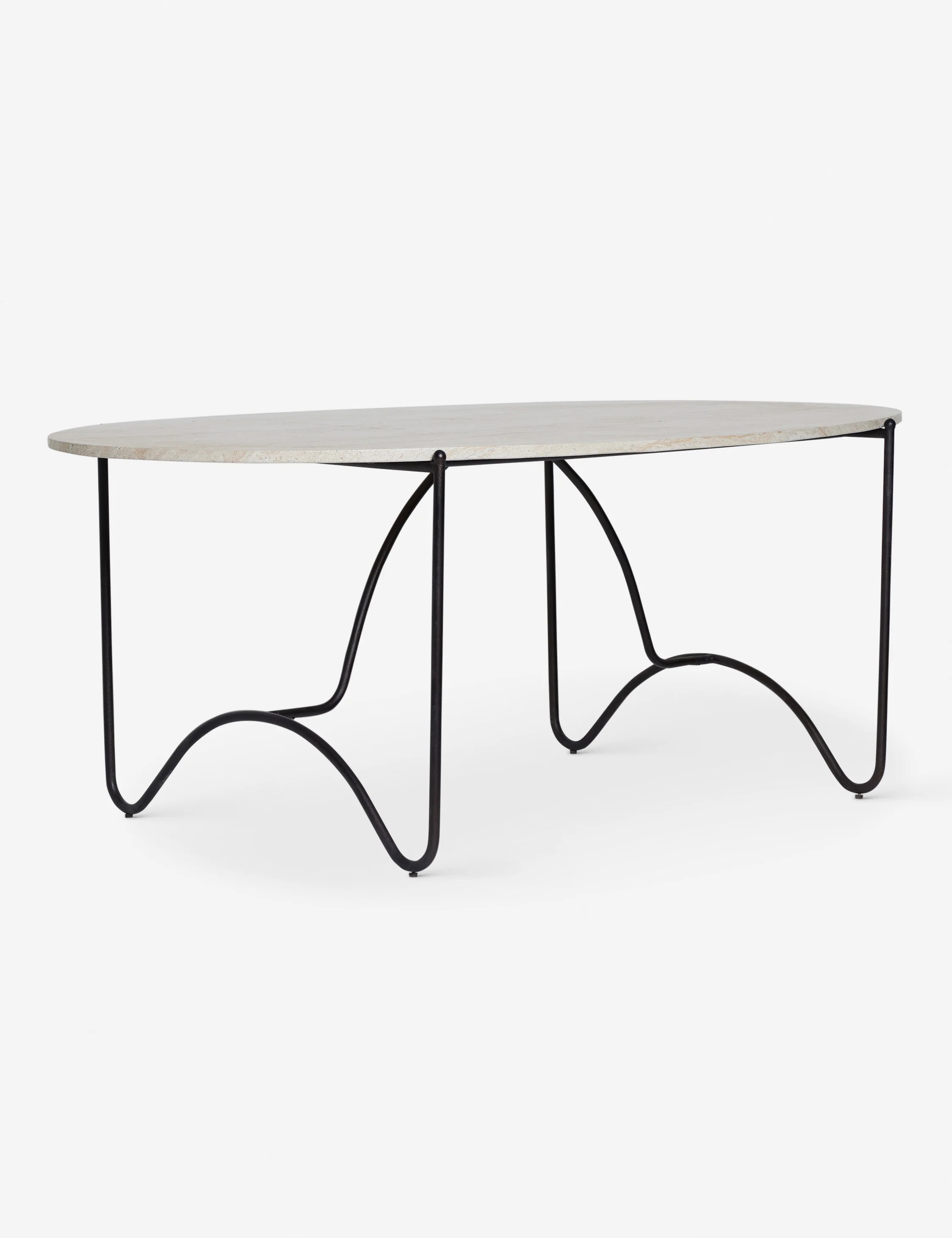 Peggy Outdoor Oval Dining Table | Lulu and Georgia 