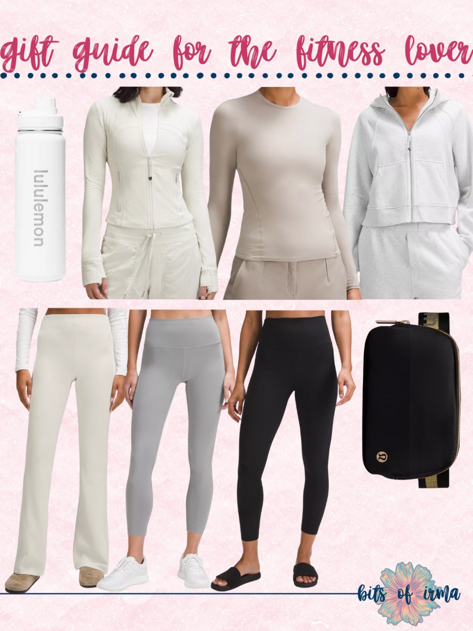 Gift Guide for fitness lover 

Gift ideas | Fitness lover | Lululemon gifts for her I Gifts for her I Winter outfits | Winter Fashion | Winter Trends | Winter Outfit | Winter Date Night | Winter Outfit Ideas | Winter Outfits 2023 | Lululemon leggings | Lululemon Jacket | Lululemon Bag 



#LTKGiftGuide #LTKHoliday #LTKSeasonal