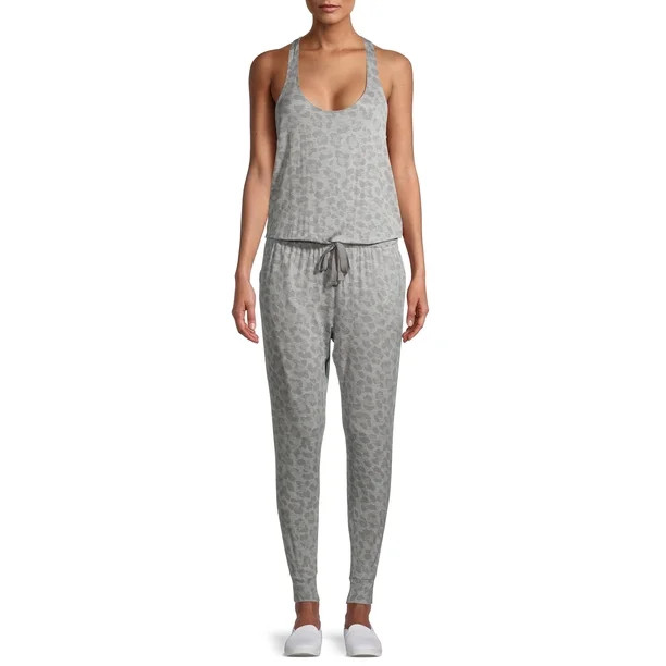 Secret Treasures Women's and Women's Plus Lounge Tank Jumpsuit | Walmart (US)