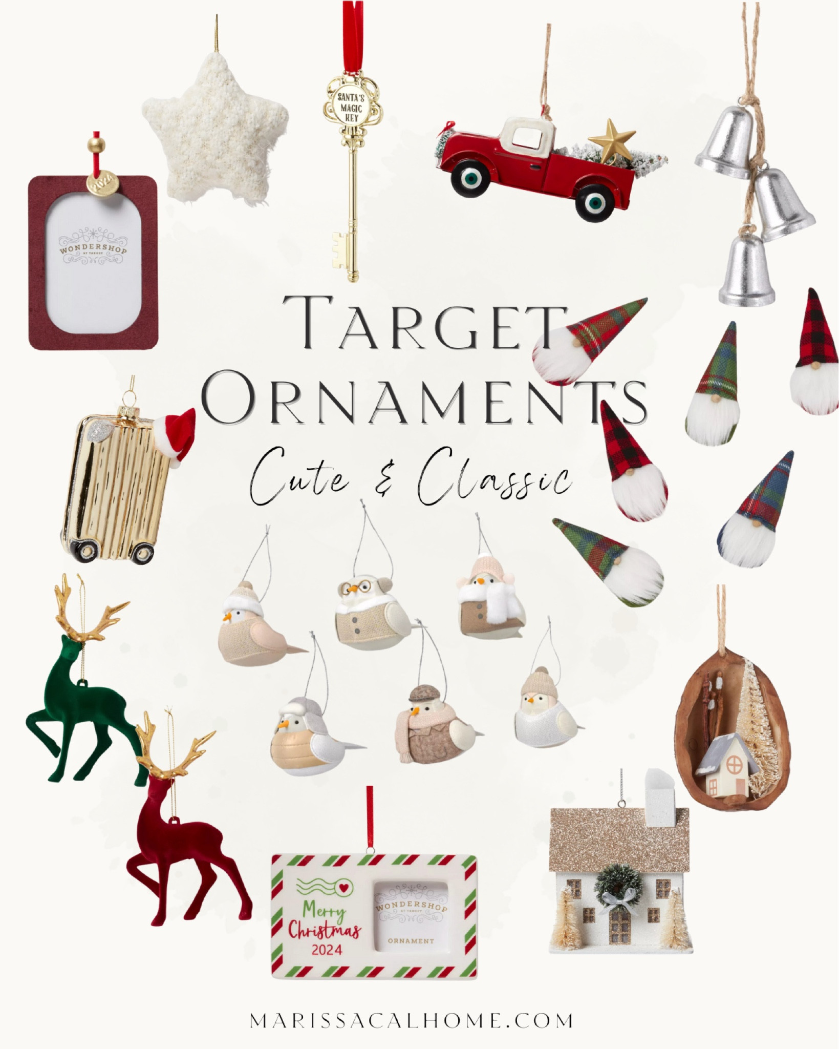 Classic and cute tree ornaments // Target finds // photo ornaments // gold // velvet // traditional 

#LTKHome #LTKSeasonal #LTKGiftGuide