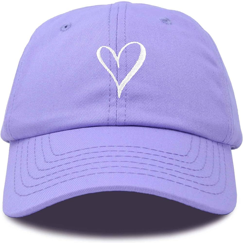 Hand Drawn Heart Hat Womens Embroidered Baseball Cap | Amazon (US)