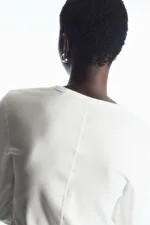 RIBBED JERSEY LONG-SLEEVED TOP | COS UK