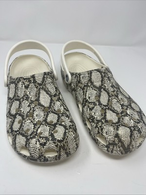 Classic Crocs Snake Printed Men’s Size 10 Women’s Size 12 Comfy Stylish | eBay US