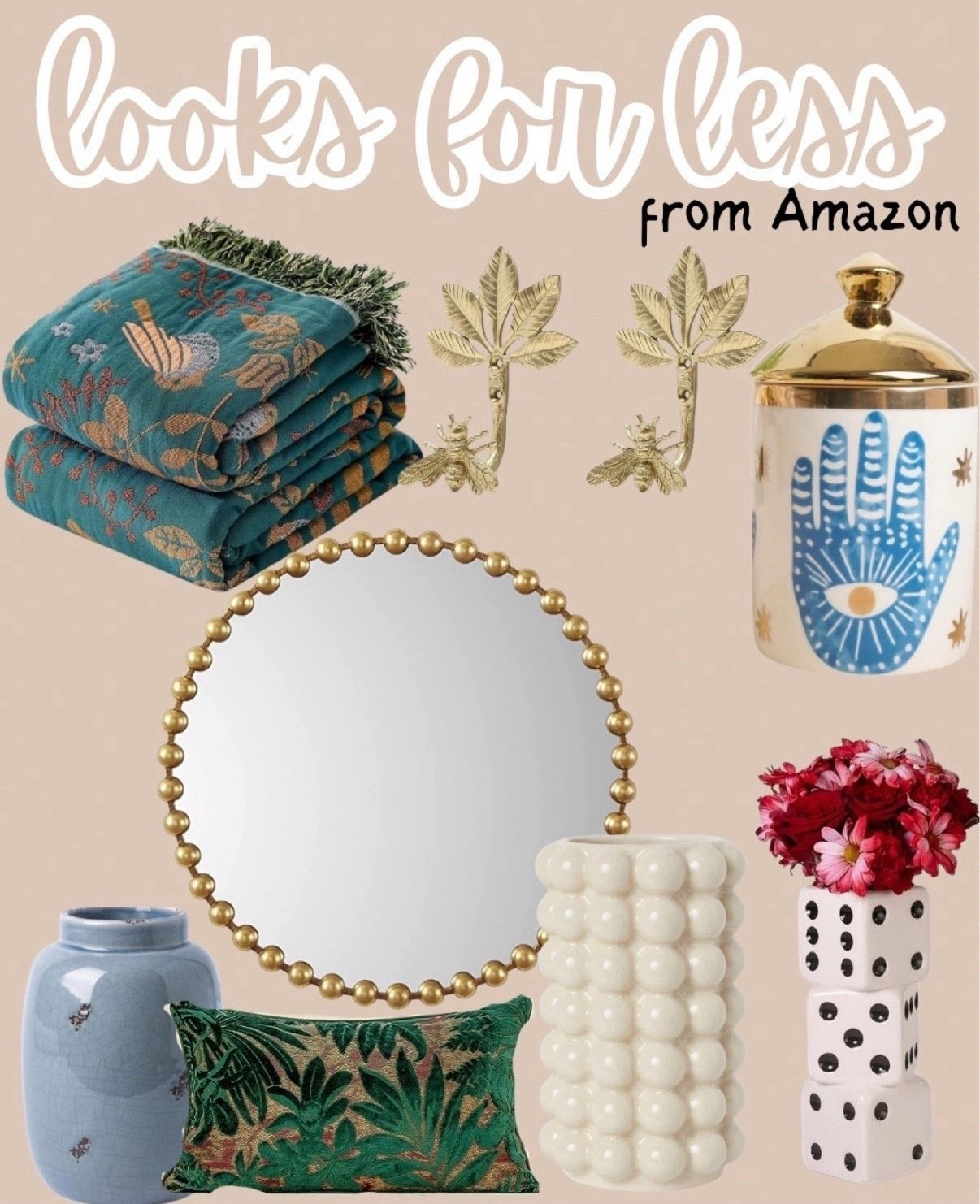 Anthropologie looks for less from Amazon! 
Anthro, anthropologie, anthropology home, amazon home decor, eclectic home decor, dorm room decor, teen girl room decor, bedroom decor, wall decor, throw pillow, funky home decor, colorful home decor, maximalist home decor, vases, look a likes, save vs splurge, bedroom mood board 

#LTKHome #LTKFindsUnder50 #LTKFindsUnder100