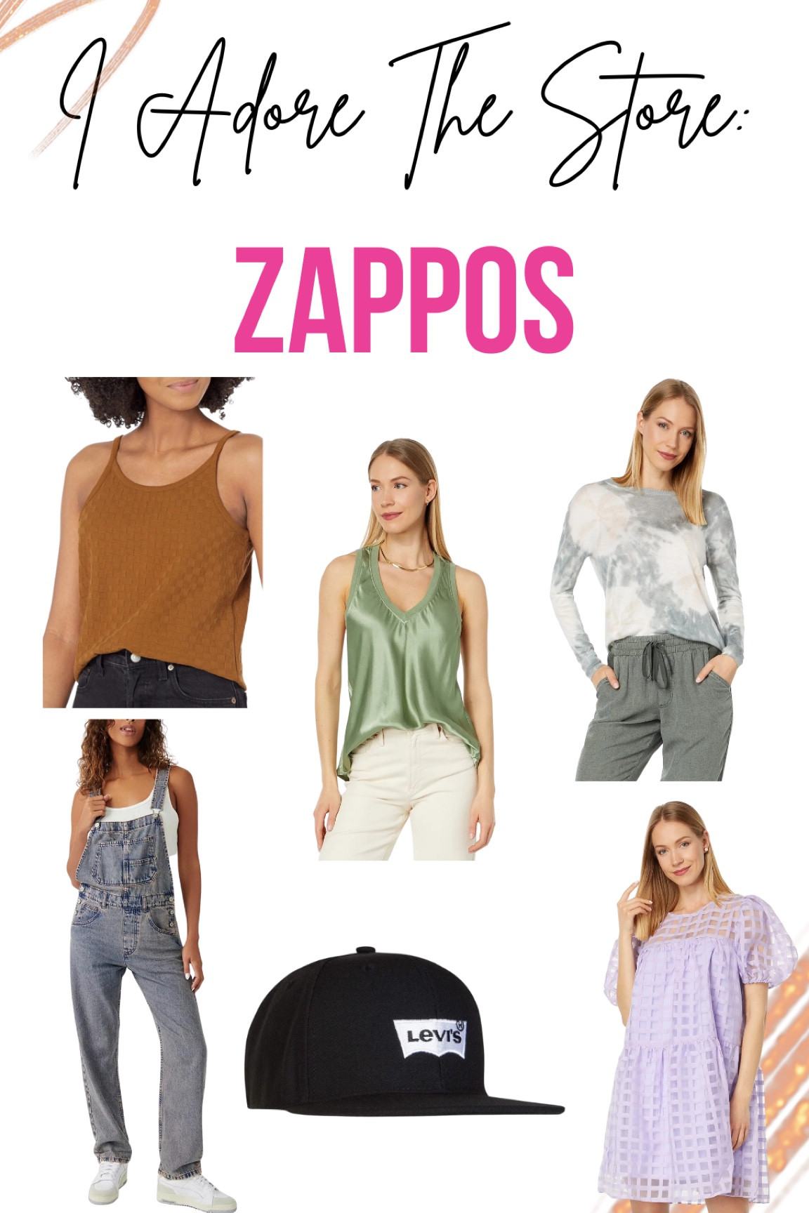 Zappos IATS

Levi's Kids' Big Flat Brim Snapback Hat
Chess Check Tank
Marigot Sweater
Gridded Puff Sleeve Dress
We The Free Ziggy Denim Overalls
Bridget Silky Racer Tank


#LTKFind #LTKSeasonal #LTKstyletip