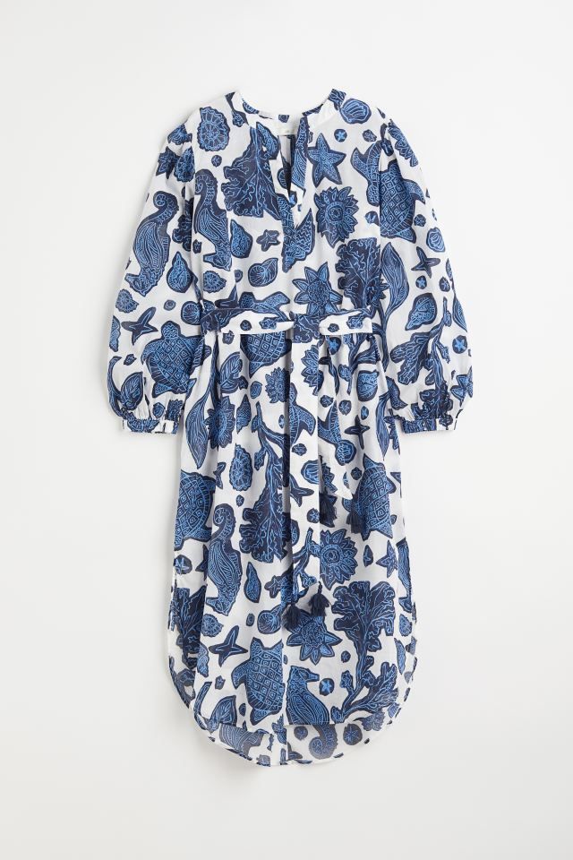 White/blue patterned | H&M (US + CA)