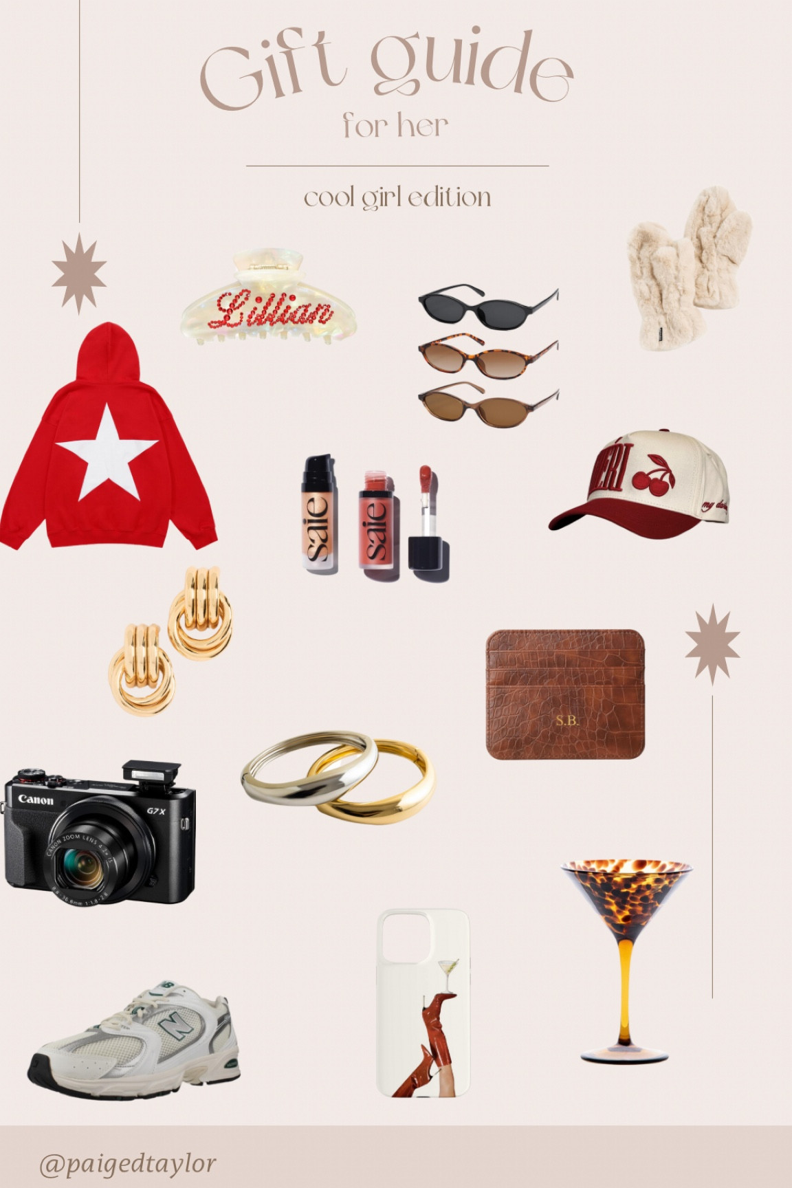 gifts for the cool girl in your life ⭐️🤍 personally i want all of this 

#LTKHoliday #LTKCyberWeek #LTKGiftGuide