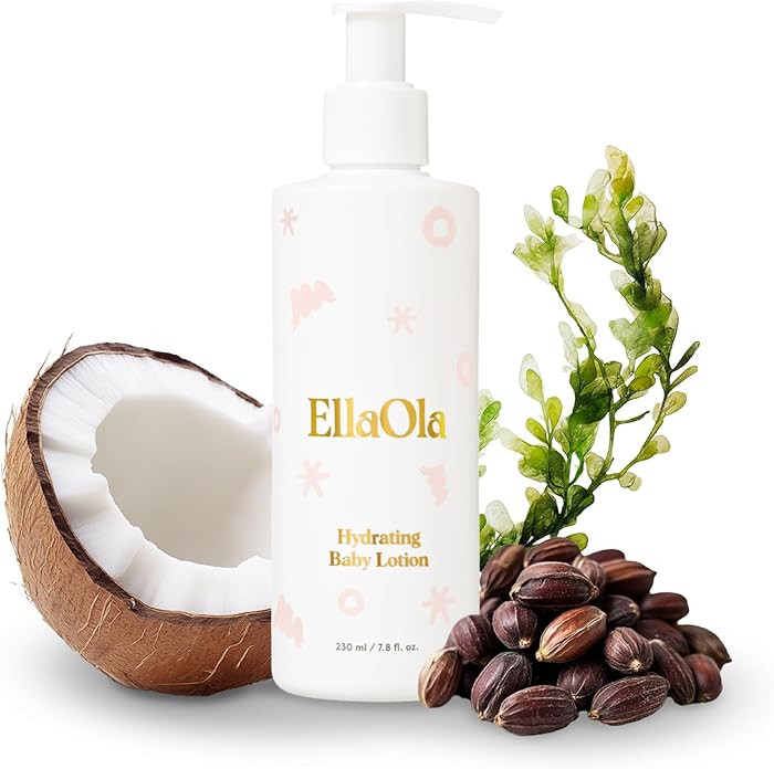 ELLAOLA Soothing Baby Lotion for Dry, Eczema Prone & Sensitive Skin with Jojoba Oil + Squalane - ... | Amazon (US)