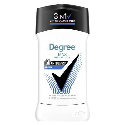 Degree Men Ultraclear Black + White Fresh 72-Hour Antiperspirant & Deodorant - 2.6oz: Paraben-Free, For Normal Skin, Under Arm Use | Target