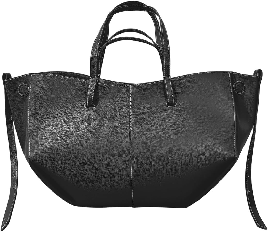KYORI MAIYA Women's Ultrafiber Leather Trendy Work Tote Shoulder Hand Bag with Mini Bag and Pouch... | Amazon (US)