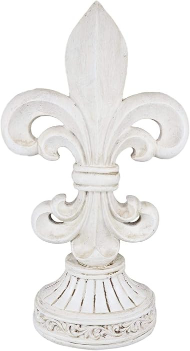 Ebros Gift Southwest Rustic Vintage Accent Royal French Fleur De Lis Emblem On Ornate Lace Base S... | Amazon (US)
