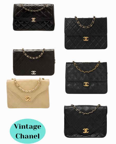 Vintage Chanel bags 
Second hand bags 
Handbags 
Purse


#LTKStyleTip