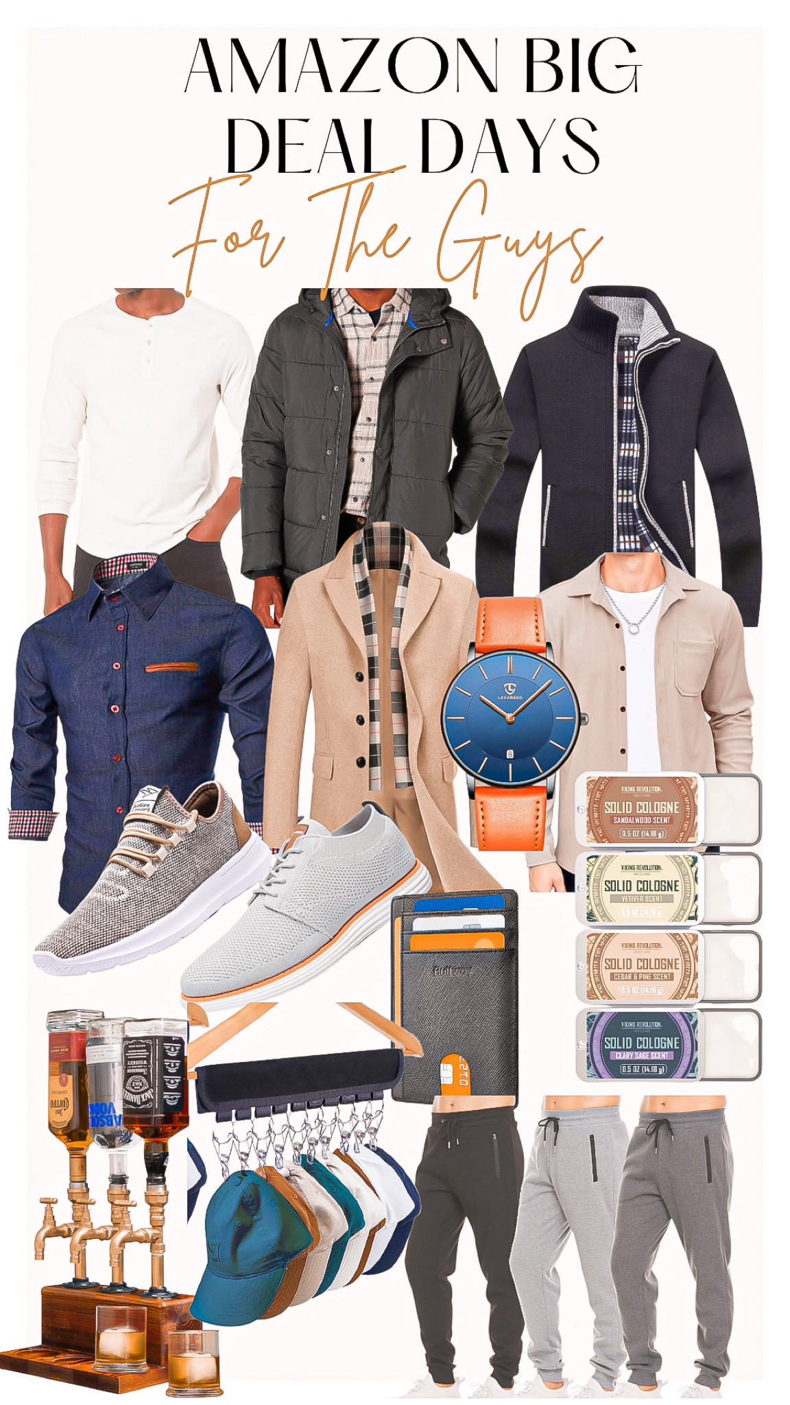 Amazon big deal days 

Men’s fashion 

Men’s Henley shirt, men’s winter jacket , men’s jacket , button down shirt , men’s looks , watch , sneakers, men’s shoes, cologne , hat organizer, men’s gift , bar accessories, home finds, men’s wallet

#LTKxPrime #LTKmens #LTKfindsunder100