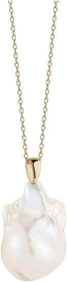 Amazon.com: MATEO New York Womens 14kt Gold Baroque Pearl Necklace : Luxury Stores | Amazon (US)