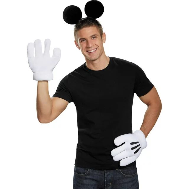 Disguise Magical Mickey Mouse Ears Gloves Halloween Costume Accessory | Walmart (US)