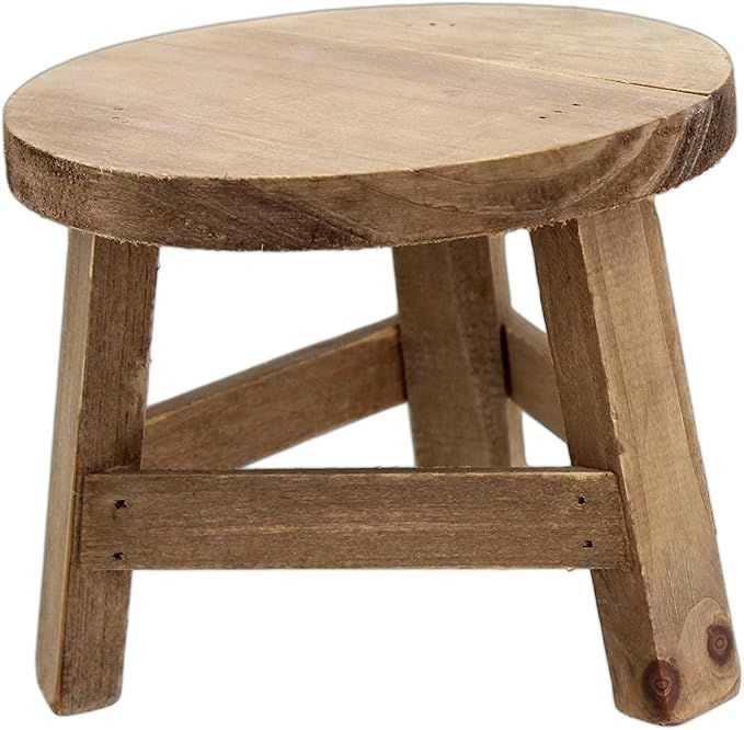 Park Hill 5.5" x 7" Wooden Mini Stool Display Stand | Amazon (US)