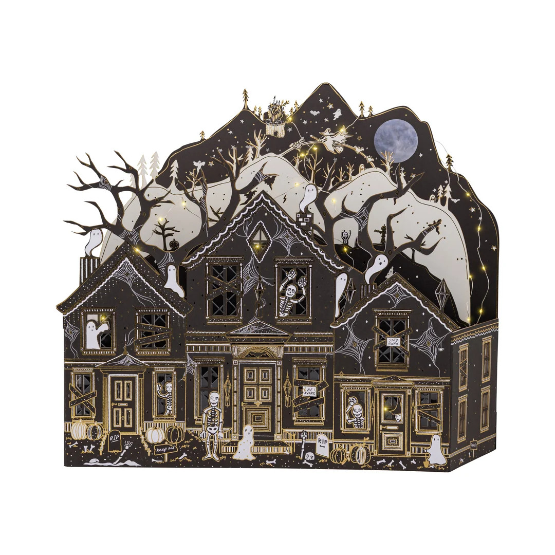 Maren Baxter Haunted Paper House \u2013 Light-Up Halloween Decor | My Mind's Eye