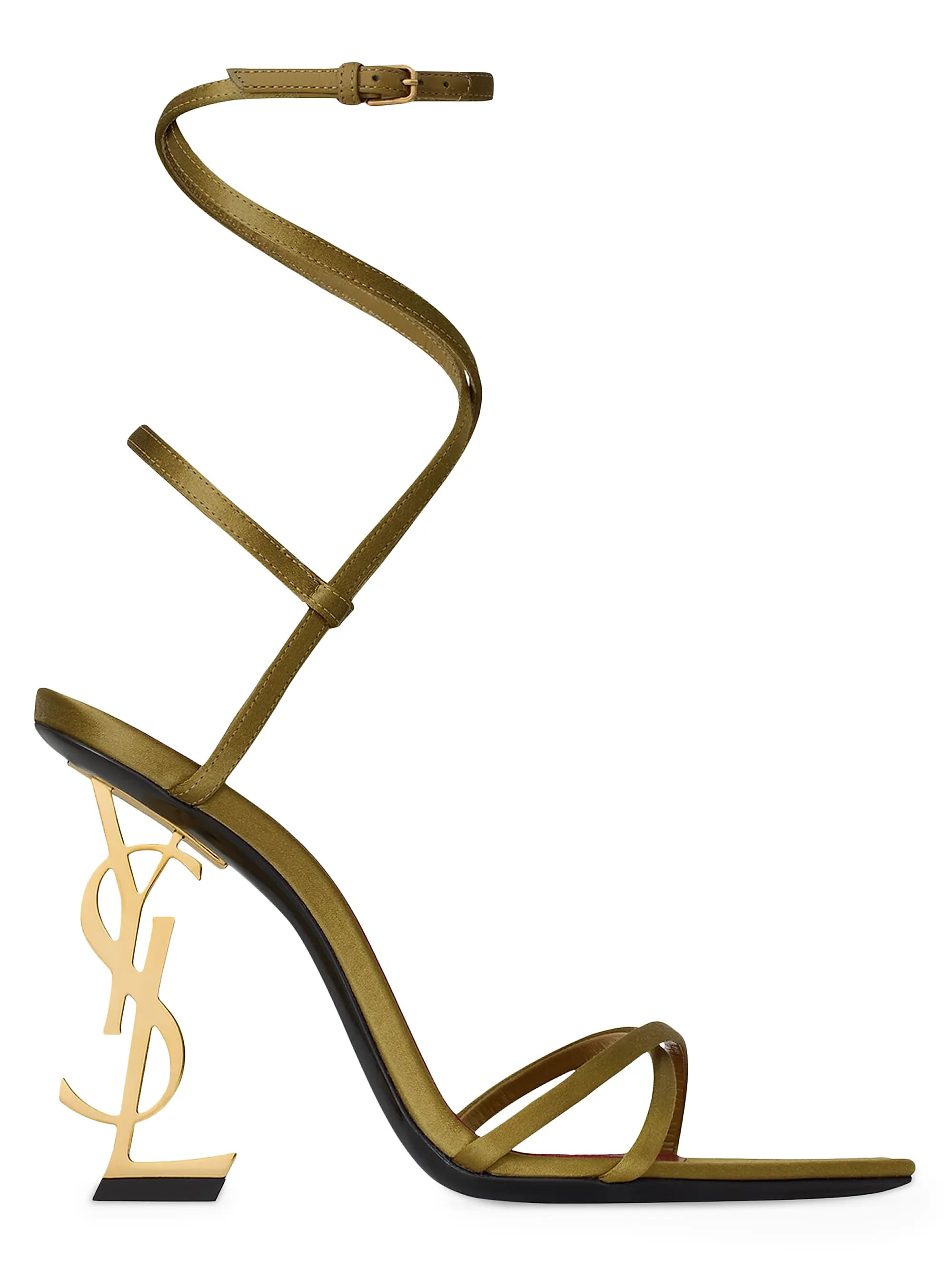 Opyum Sandals in Satin Crepe | Saks Fifth Avenue