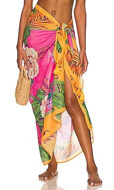 Agua Bendita x REVOLVE Marine Sarong in Pink Floral from Revolve.com | Revolve Clothing (Global)