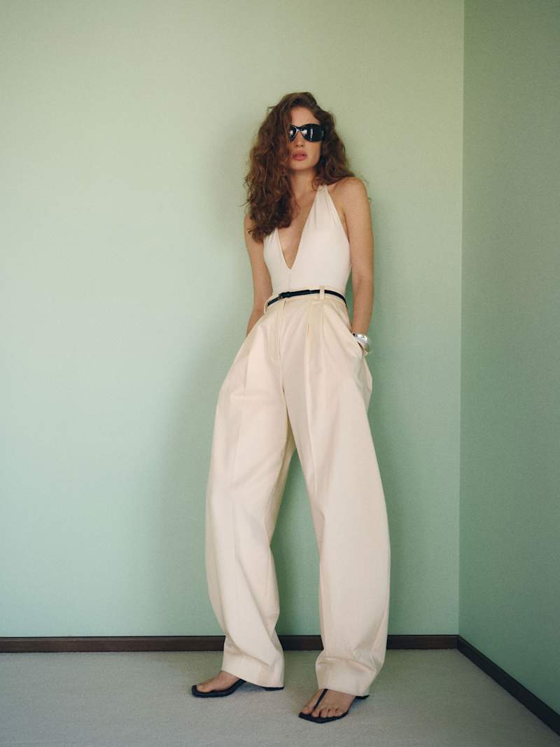 Oria Barrel Leg Pant | Reformation (Global)