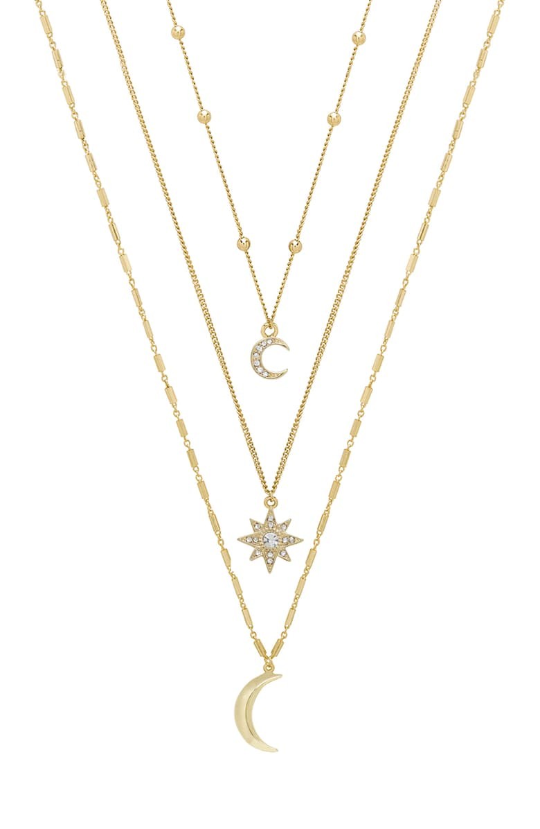 Set of 3 Celestial Pendant Necklaces | Nordstrom
