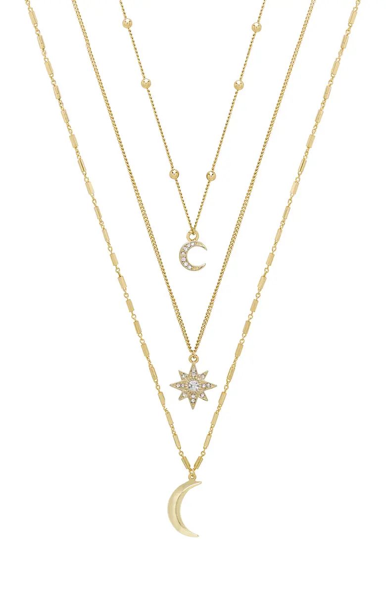 Set of 3 Celestial Pendant Necklaces | Nordstrom