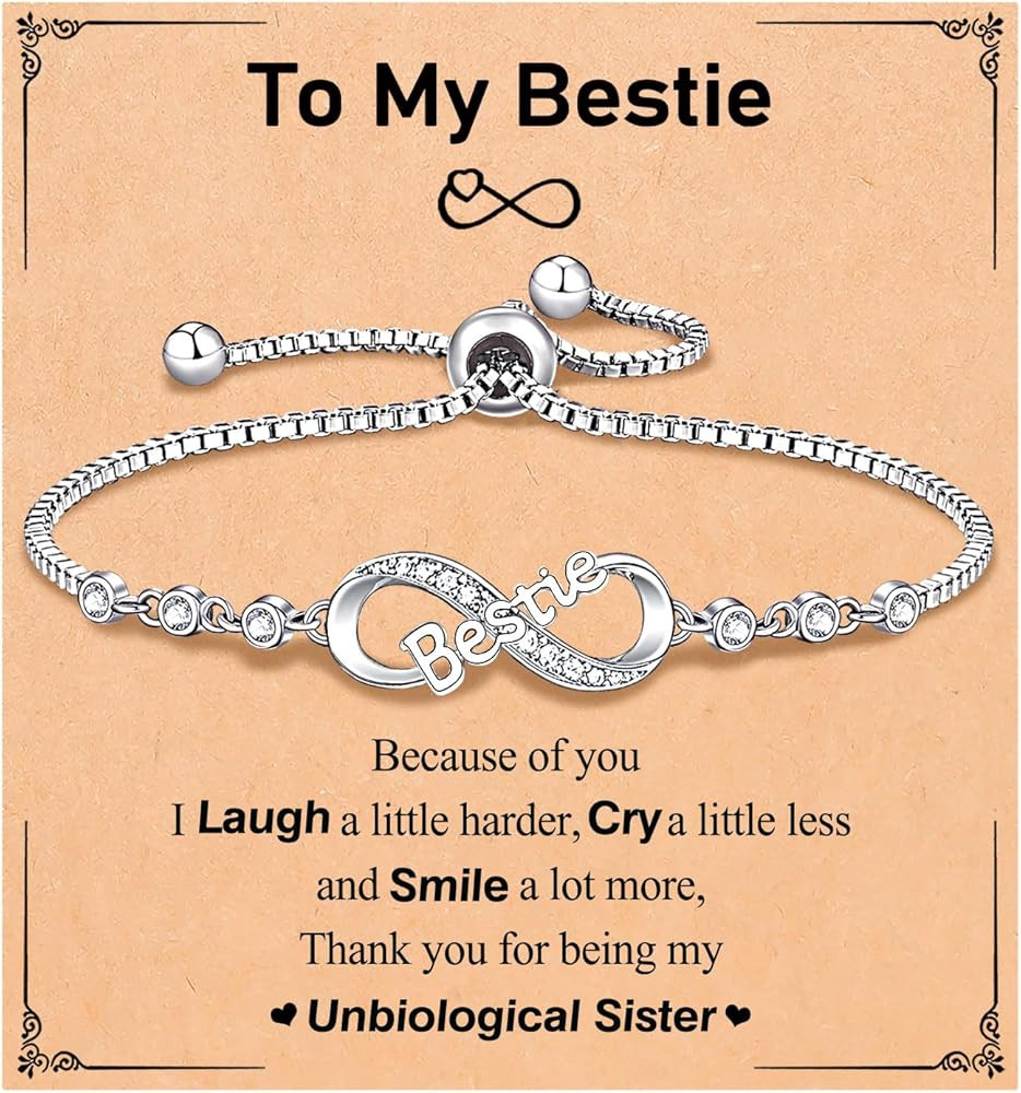 UNGENT THEM Infinity Love Heart Bracelets for Women Her Happy Birthday Valentines Christmas Prese... | Amazon (US)