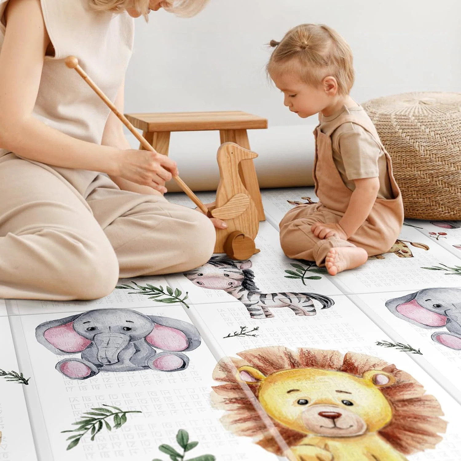 79 X 71 Foldable Large Play Mat For Babies, Non Toxic Foam Play Mat, Thick & Waterproof Baby Play... | Wayfair North America