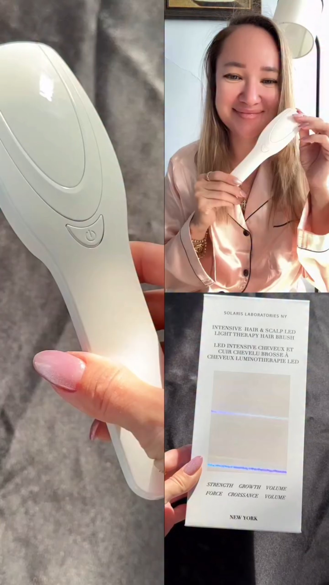 Your scalp deserves the same love as your skin! 💆‍♀️✨ This little tool turned my nightly routine into a spa moment.After a long day, I use the @solarislabny LED Hair Growth Stimulating Brush — and wow, it’s pure relaxation. The gentle vibrations melt away tension while the red and blue light therapy boost circulation and strengthen follicles. My scalp feels calm, refreshed, and my hair looks fuller and healthier with every use. It’s the self-care upgrade I didn’t know I needed! 🌙💫 Turn your scalp care into a ritual — shop now at solarislabny.com and give your hair the glow it deserves! 🌿 #HairCare #ScalpCare #solarislabny