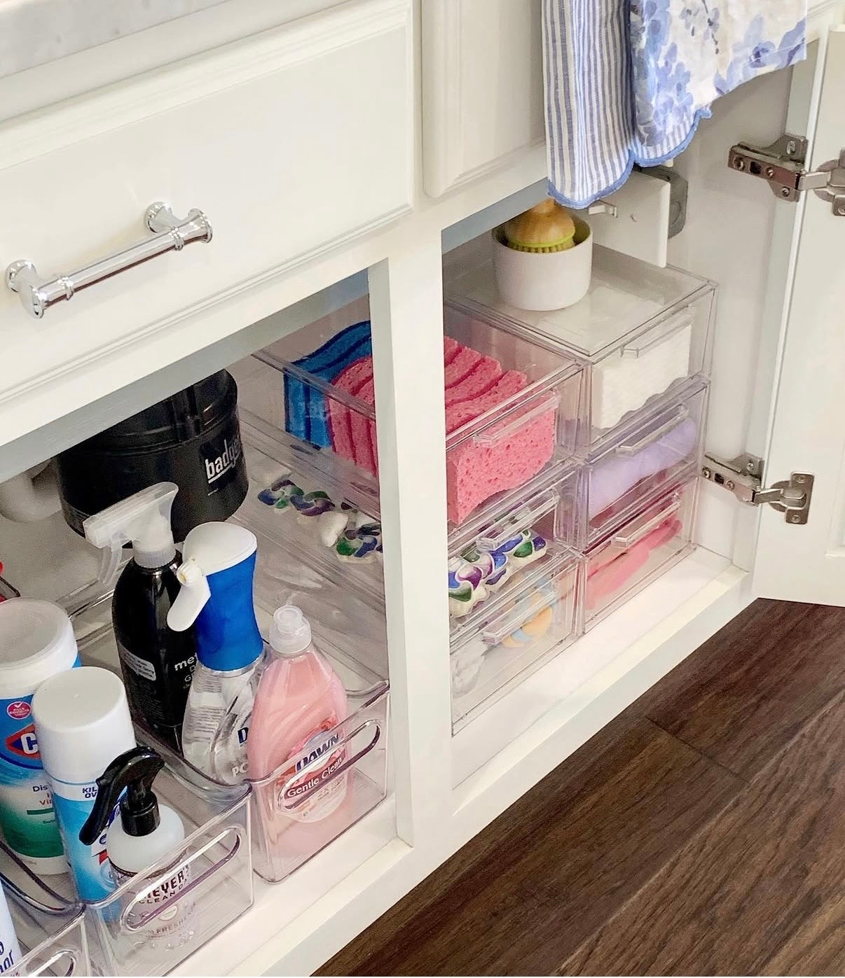Acrylic stackable drawers are on sale! 🎉I’ve used these in our last 3 homes and they’re still one of my favorite organizing essentials. Chic, functional, and perfect for keeping every space organized! #springcleaning #organization kitchen organization 

#LTKSaleAlert #LTKHome