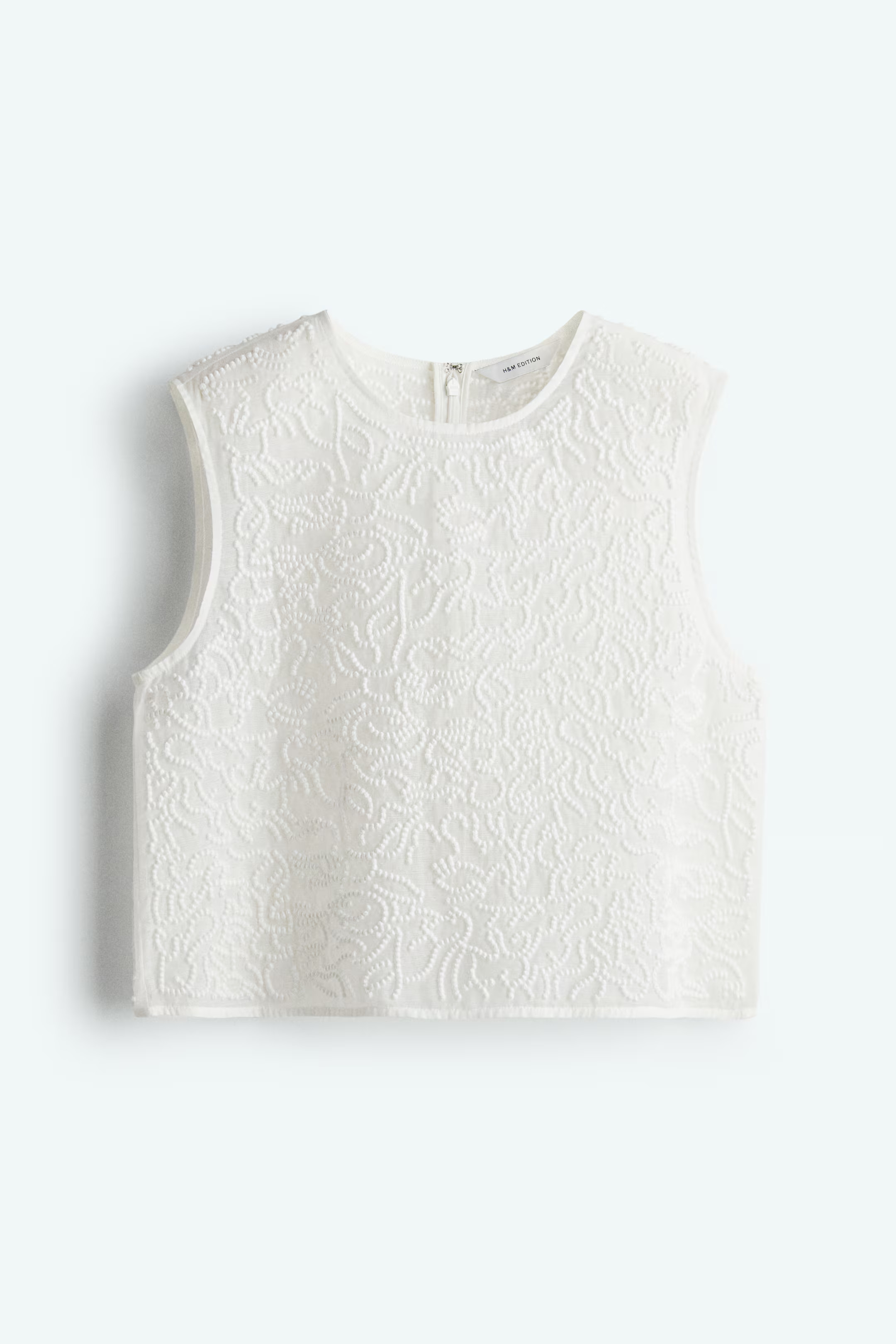 Sheer embroidered top | H&M (US + CA)