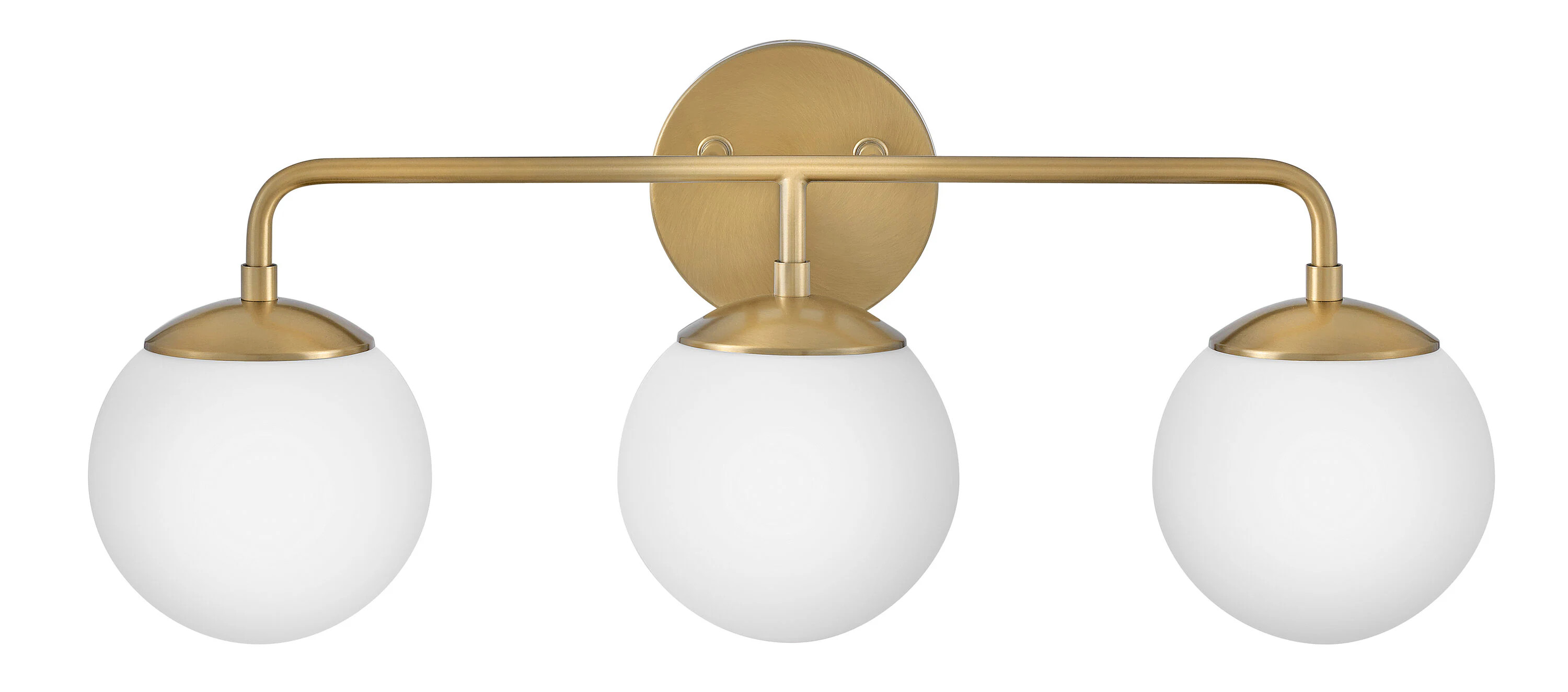 Lark Julep 24-in 3 Light Polished Brass Glam Bathroom Vanity light one_size | 85003LCB | Lowe's